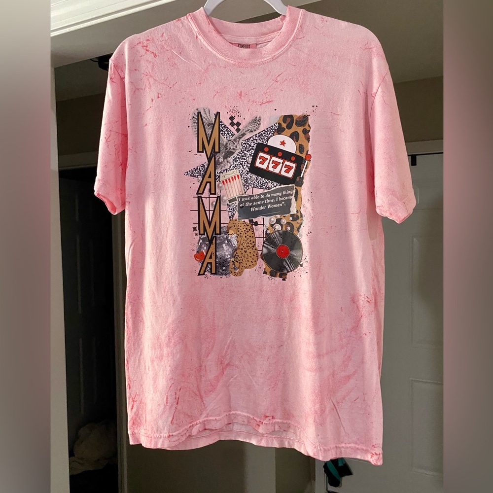 Comfort Colors Pink Graphic Tee